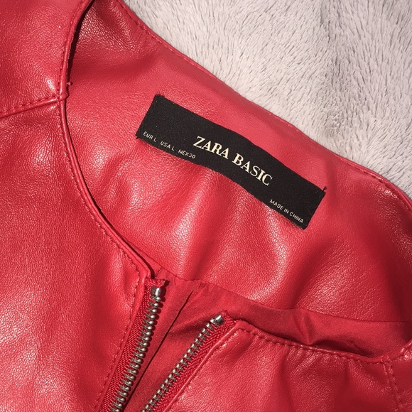 Leather jacket- Lady in red - Picture 3 of 3